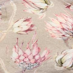 Lotus Turban Printed Linen