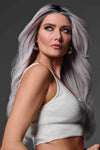 Queue The Hue in colour Grey/Lavender