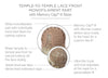 Temple-To-Temple Sheer Lace Front Monofilament Part Memory Cap® III Base