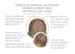 Lace Front Monofilament Part Memory Cap® III Base
