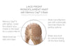 Lace Front,  Monofilament Part with Memory Cap® II Base